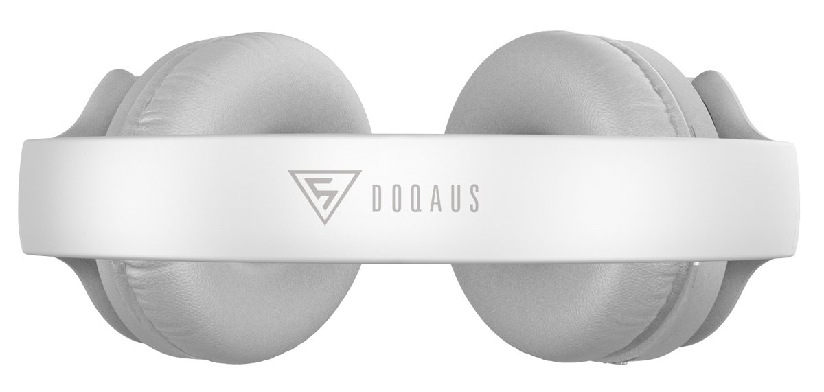 DOQAUS headphones DESIGN 1, ασύρματα & ενσύρματα, Φ40mm, 600mAh, γκρι - Image 2