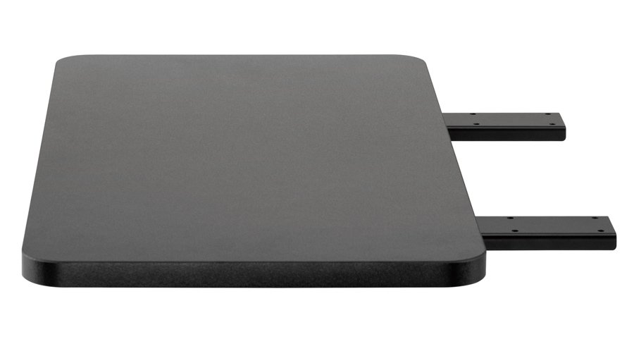 BRATECK ράφι γραφείου DET-4, ξύλινο, 600x409x30mm, 20kg, μαύρο - Image 4