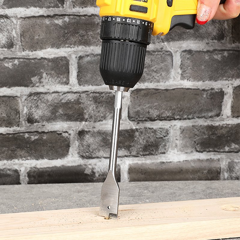 DELI σετ τρυπάνια φτερού DH-MBZ006-ED1 για ξύλο, χάλυβας άνθρακα, 10/12/16/18/20/25mm, εξάγωνο, 6τμχ - Image 2