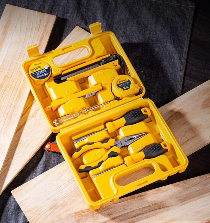 DELI σετ εργαλείων DL1008J, με θήκη, 8τμχ - Image 2