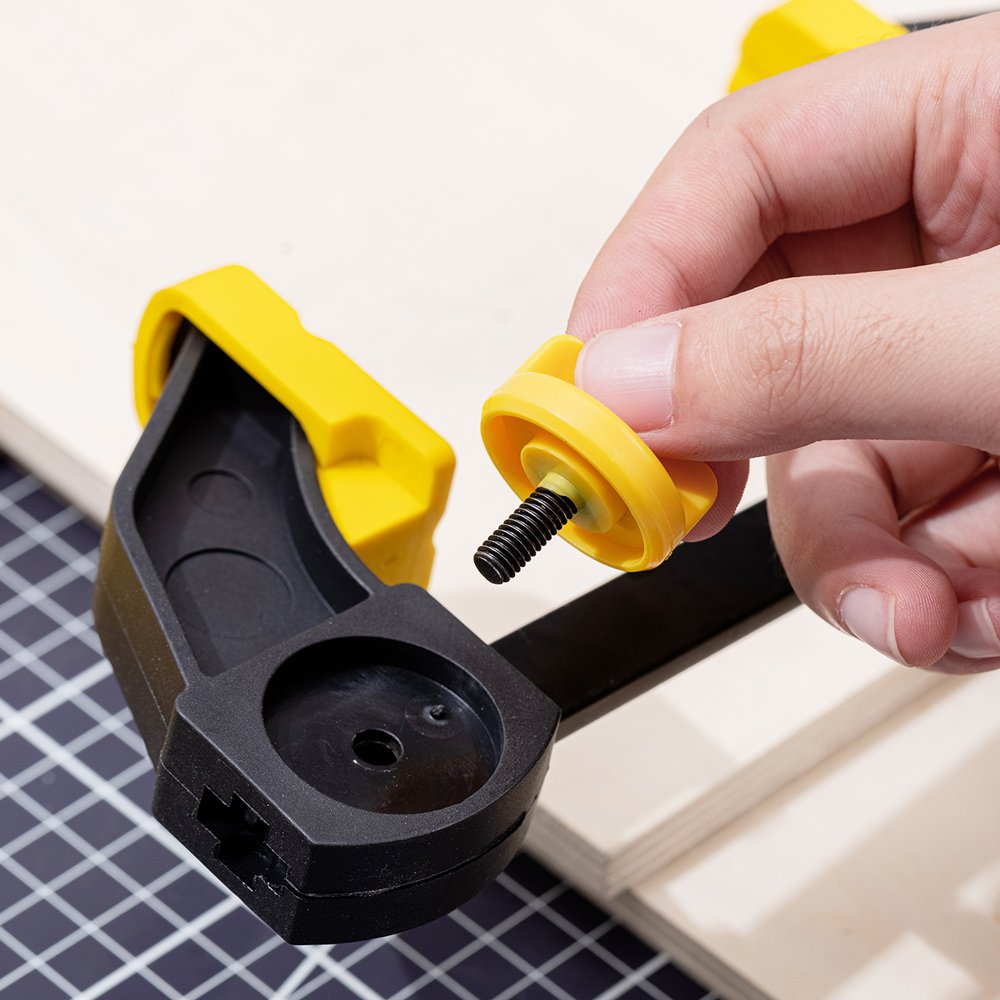 DELI σφιγκτήρας σκανδάλης DL110124 με μέγιστο άνοιγμα 600mm, μαύρος - Image 4