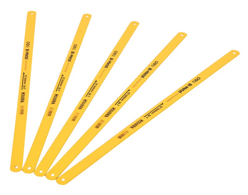 DELI σετ λάμες πριονιού σιδήρου/ξύλου DL353805A, 300mm, 18 TPI, 5τμχ