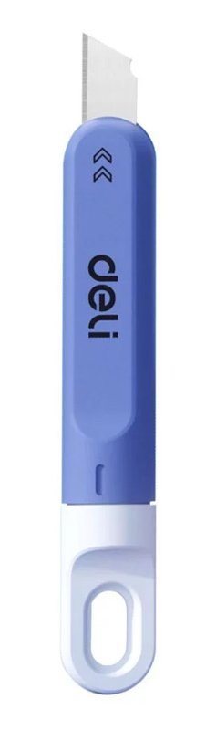 DELI κοπίδι DL412C, περιστροφικό άνοιγμα, πλαστικό, 10mm, μπλε