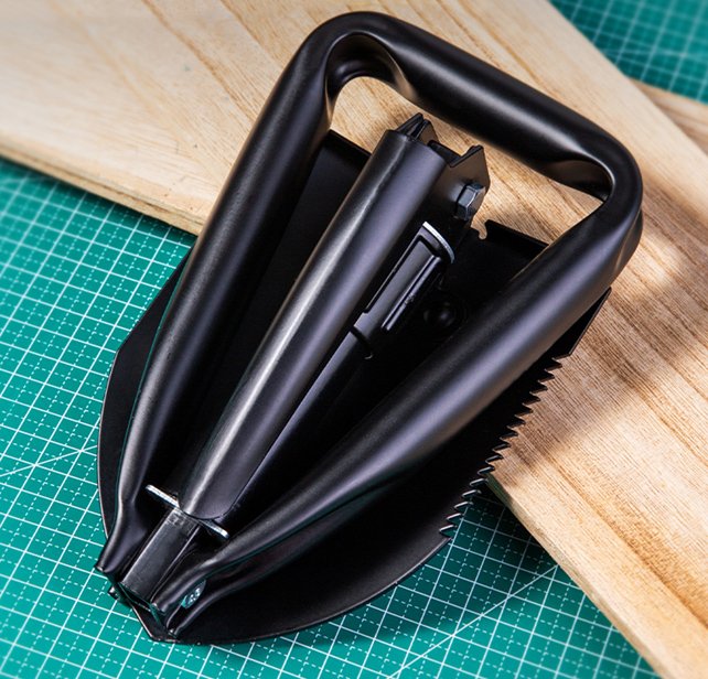 DELI φτυάρι χειρός DL554001 με θήκη, foldable, 47cm - Image 3