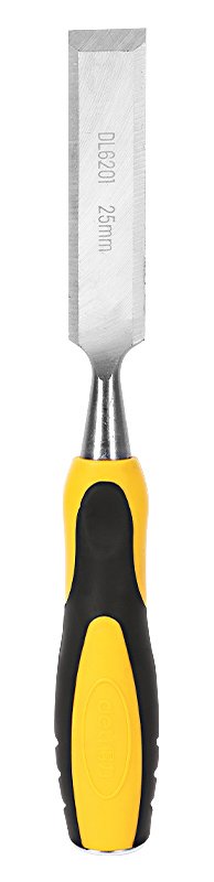 DELI σκαρπέλο ξύλου DL6201 με αντιολισθητική λαβή, 25mm