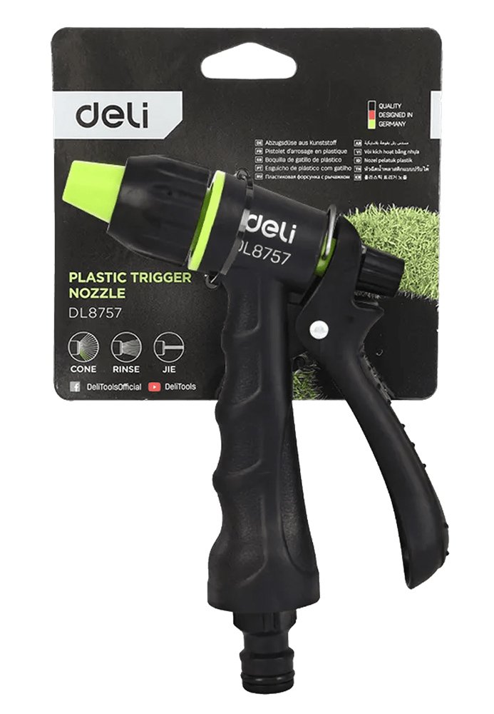 DELI πιστόλι νερού DL8757 με 3 λειτουργίες ψεκασμού, 3/4" - Image 5
