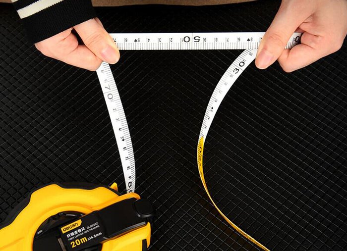 DELI μέτρο DL9920 με μηχανισμό αναδίπλωσης, fibreglass ταινία, 14.5mm x 20m - Image 3