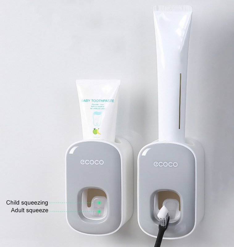 ECOCO διανεμητής οδοντόκρεμας E1922, λευκό-γκρι - Image 4