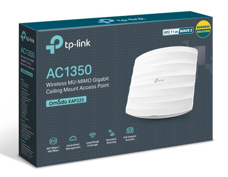 TP-LINK ασύρματο access point EAP225, AC1350, Ceiling Mount, Ver. 3.0 - Image 5