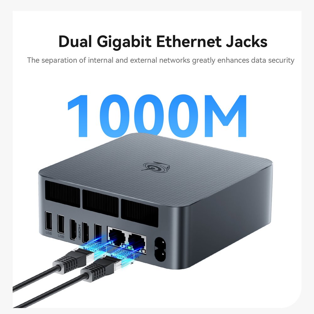 BEELINK mini PC EQi12-D4, Intel i3-1220P, 16GB, 500GB M.2, Windows 11 Pro - Image 4