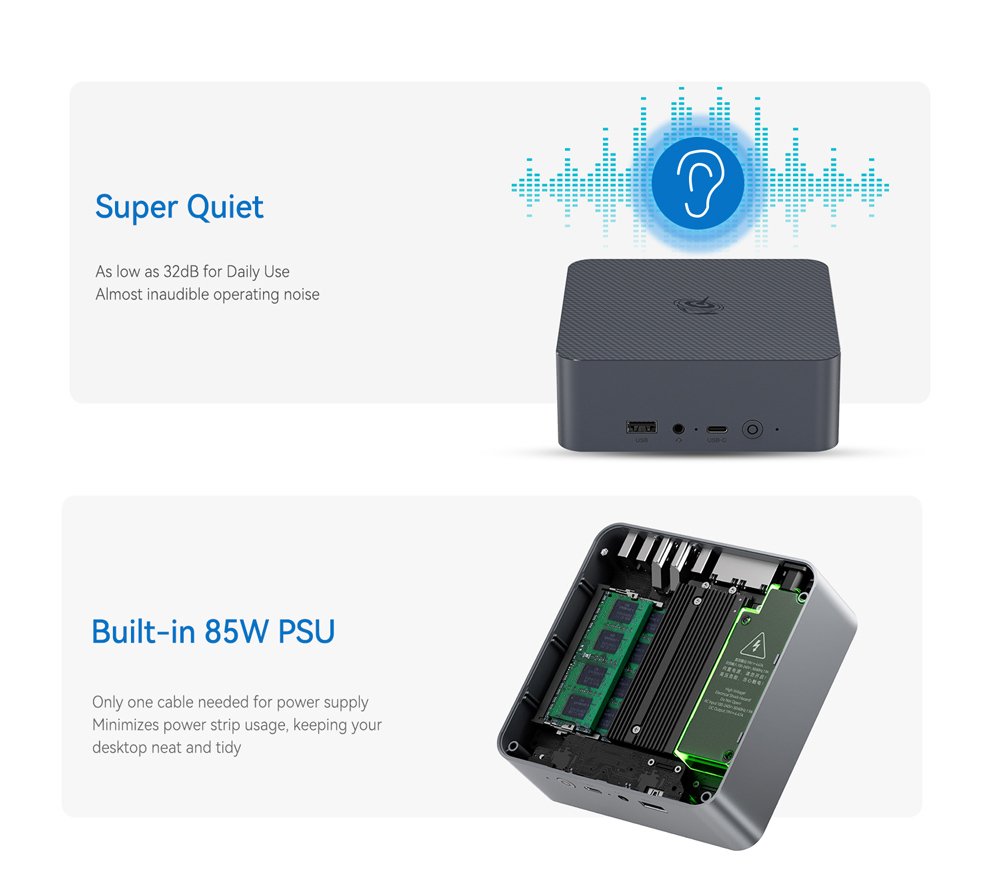 BEELINK mini PC EQi12-D4, Intel i3-1220P, 16GB, 500GB M.2, Windows 11 Pro - Image 11