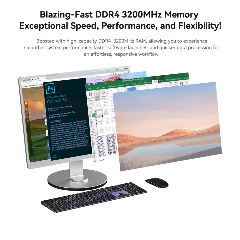 BEELINK mini PC EQi12-D4, Intel i3-1220P, 16GB, 500GB M.2, Windows 11 Pro - Image 17