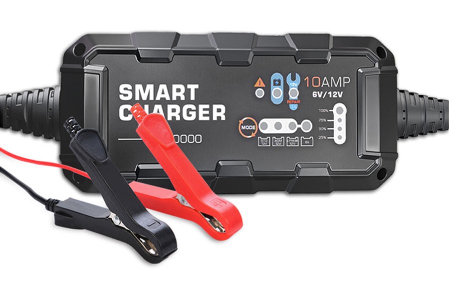 BYGD φορτιστής & συντηρητής μπαταρίας αυτοκινήτου F10000, 6V/2A 12V/10A