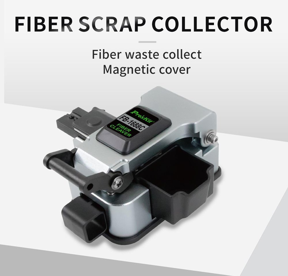 PROSKIT κόφτης ινών καλωδίων FB-1688C με συλλέκτη υπολειμμάτων, 5 σε 1 - Image 8