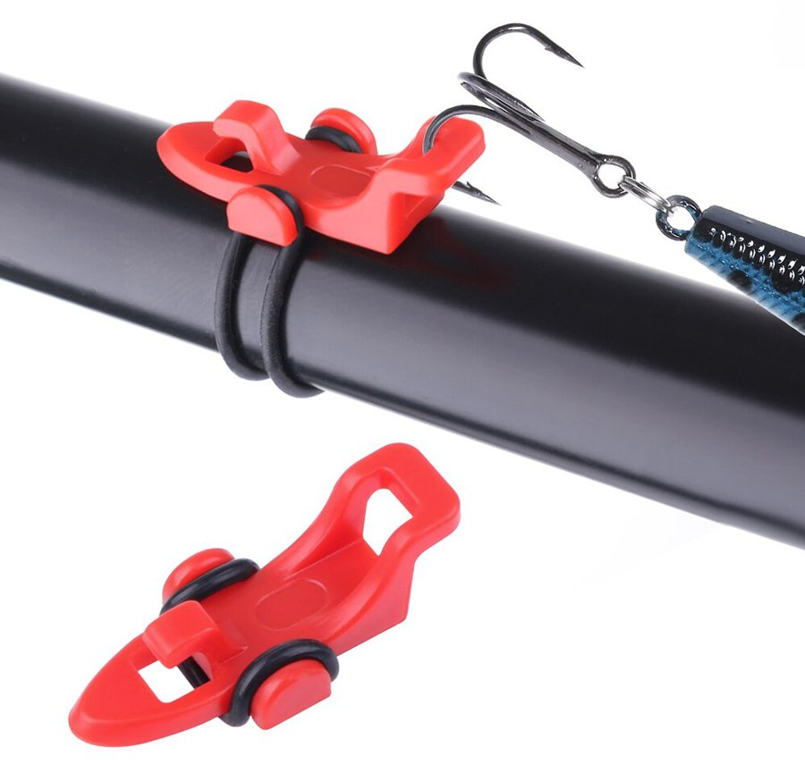 POWERTECH βάση για αγκίστρι ψαρέματος FISH-0026, 3 δαχτυλίδια, κόκκινο - Image 2