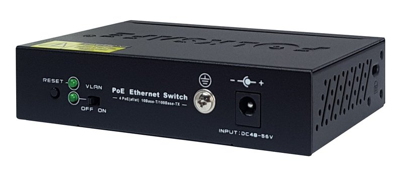 FOLKSAFE PoE Ethernet Switch FS-S1004EP-E, 4 Ports 10/100Mbps - Image 2