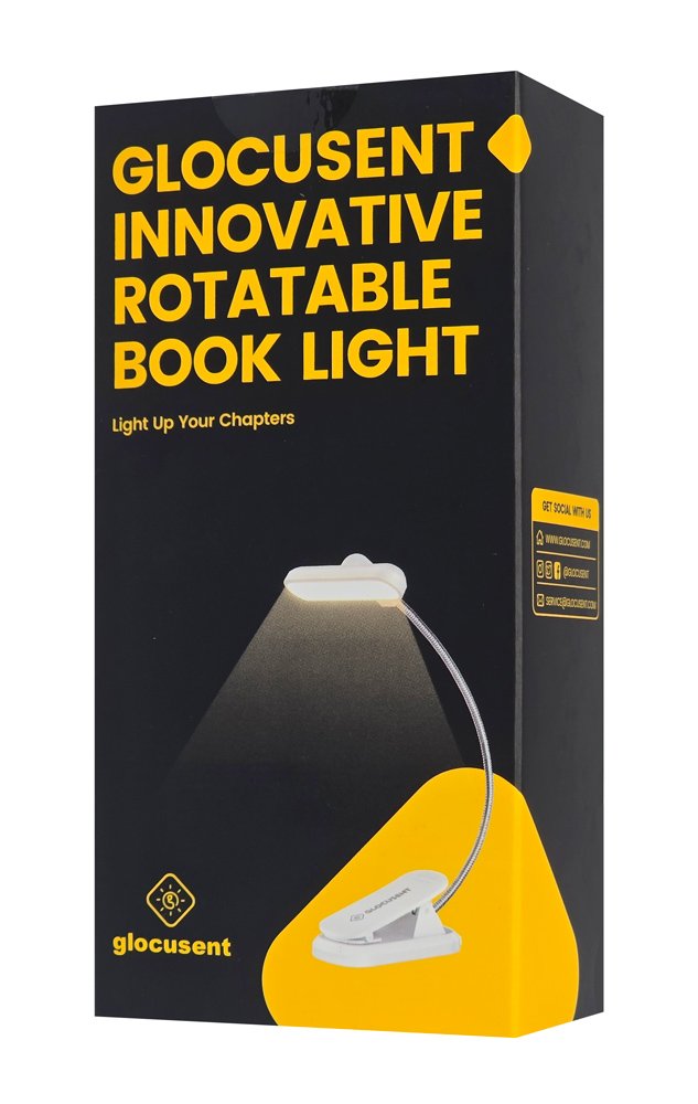 GLOCUSENT LED φακός διαβάσματος GLCSNTA2404, επαναφορτιζόμενος, έως 60lm, λευκός - Image 7