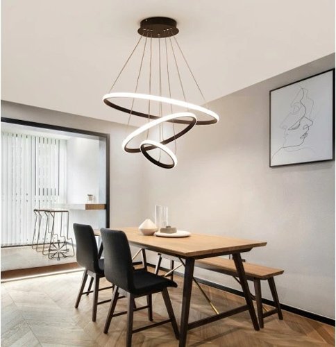 POWERTECH LED φωτιστικό οροφής HLL-0105, 44W, 4000K, 60x60cm, μαύρο - Image 2