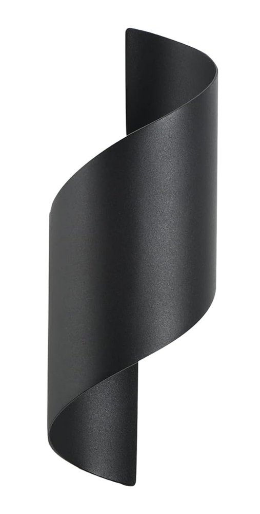 POWERTECH LED φωτιστικό τοίχου HLL-0163, 10W, 4000K, 850lm, IP65, μαύρο