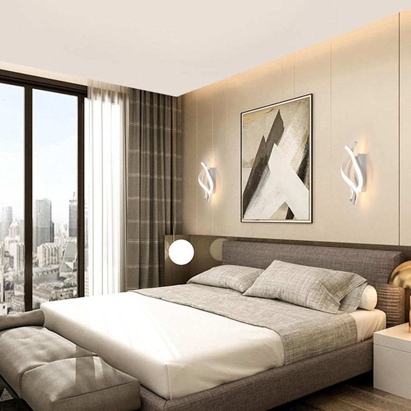 POWERTECH LED φωτιστικό τοίχου HLL-0168, 12W, 4000K, 960lm, λευκό - Image 5