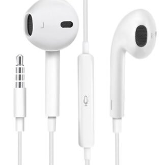 USAMS earphones με μικρόφωνο EP-22, 3.5mm σύνδεση, Φ14mm, 1.2m, λευκά 1488