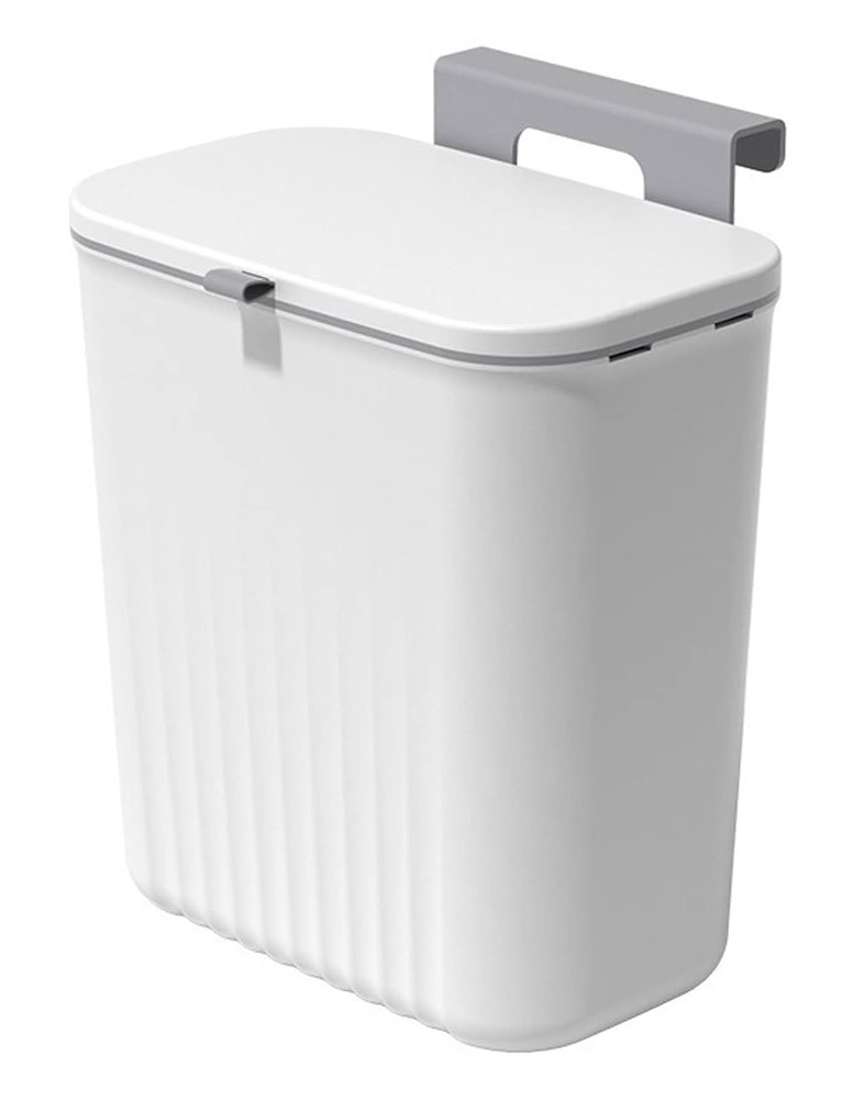 HOME USE κάδος απορριμμάτων HUH-0151, 9lt, 26x16x29cm, λευκός