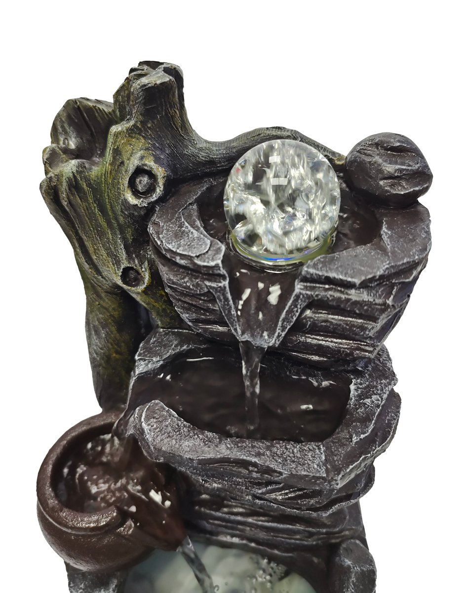 HOME USE διακοσμητικό συντριβάνι HUH-0171, φωτιζόμενο, 18x20x35cm - Image 3