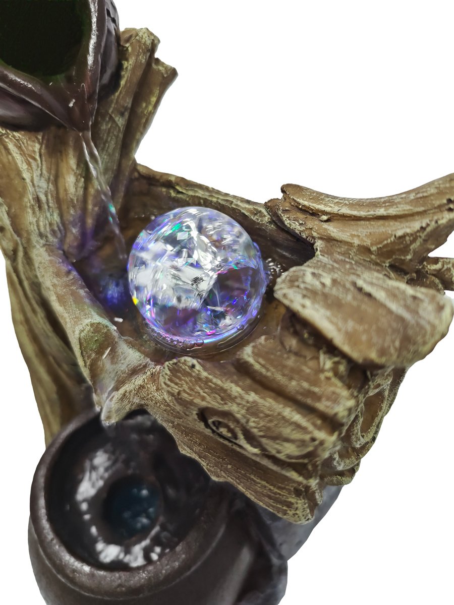 HOME USE διακοσμητικό συντριβάνι HUH-0176, φωτιζόμενο, 18x20x35cm - Image 2