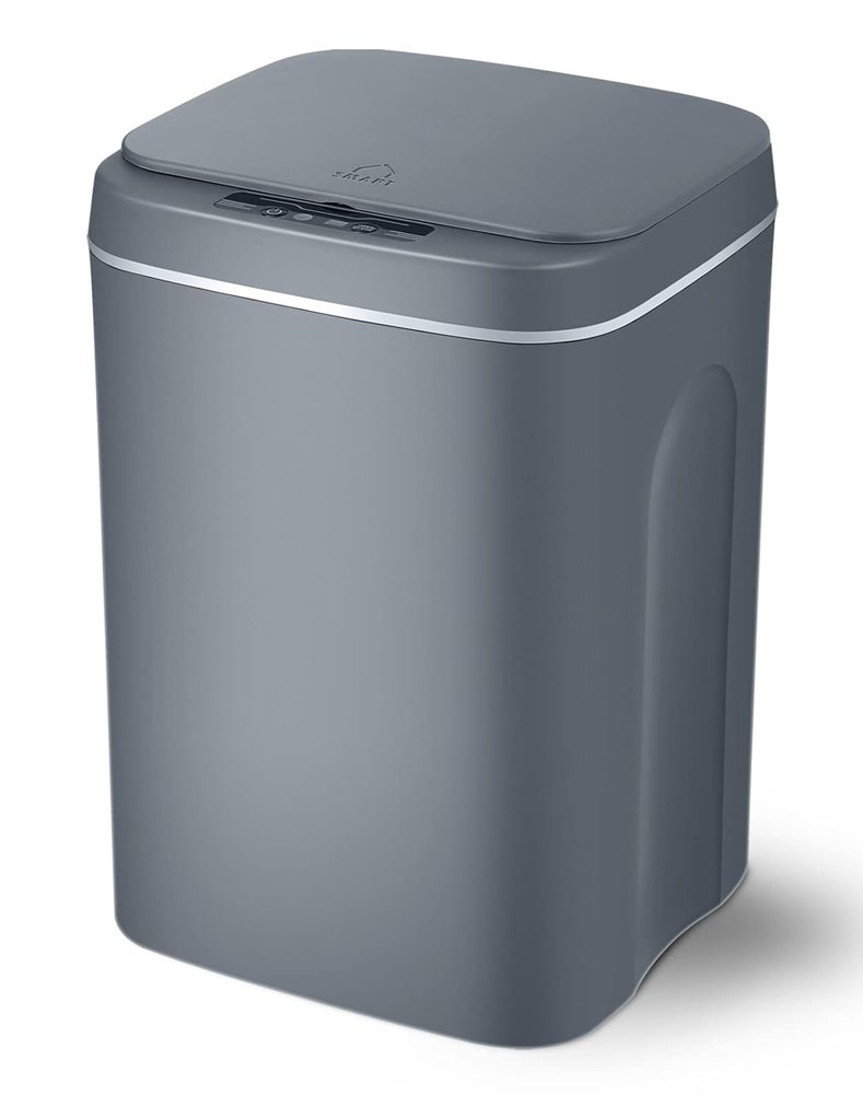 HOME USE κάδος απορριμμάτων HUH-0190 με φωτοκύτταρο, 14lt, γκρι