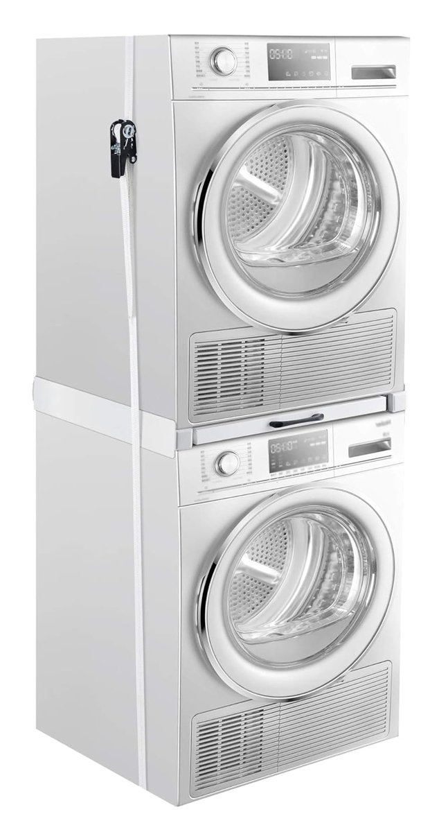 HOME USE συνδετικό πλυντηρίου/στεγνωτηρίου HUH-0194 με συρτάρι, 60x54x7.5cm - Image 3