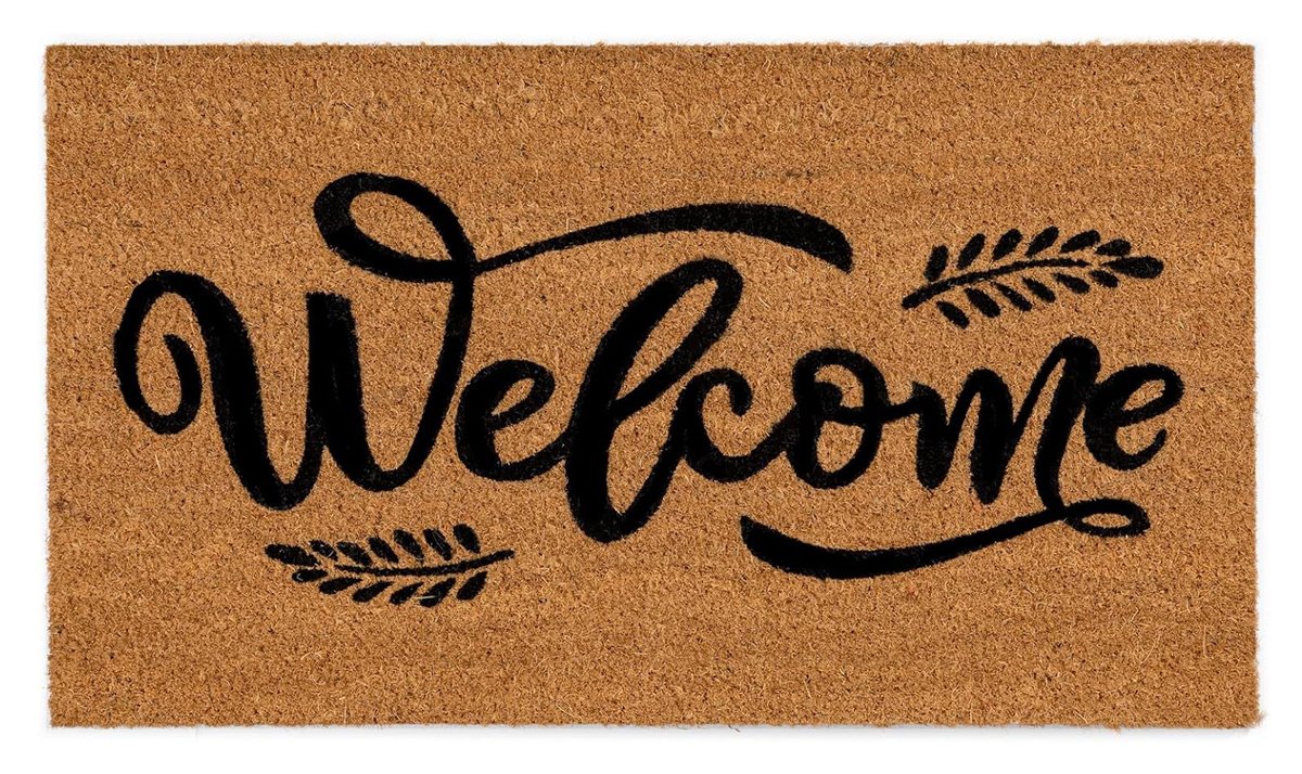 HOME USE πατάκι εισόδου HUH-0204, αντιολισθητικό, 60x40cm, 8mm πάχος, καφέ