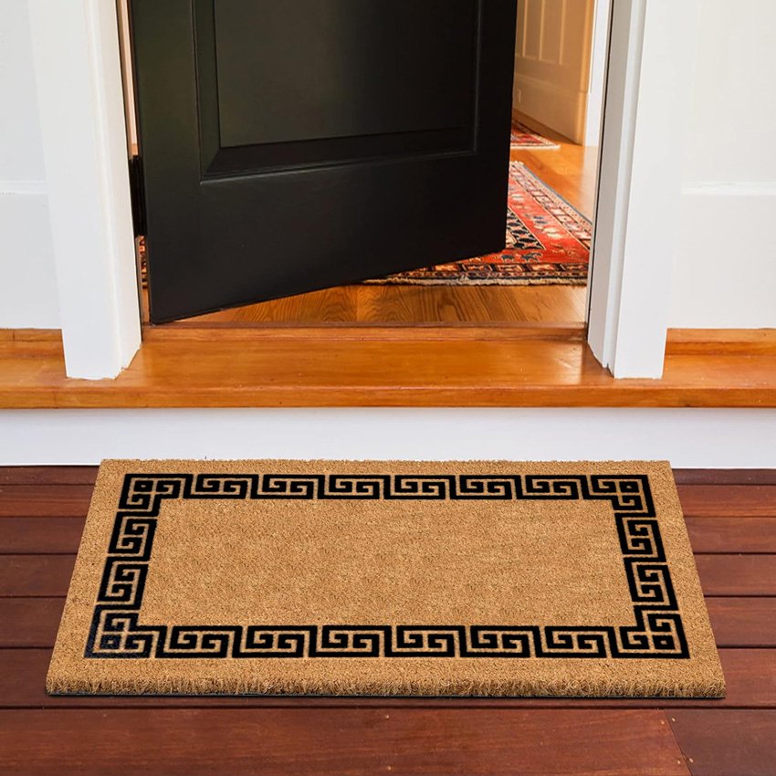 HOME USE πατάκι εισόδου HUH-0206, αντιολισθητικό, 75x45cm, 8mm πάχος, καφέ - Image 2