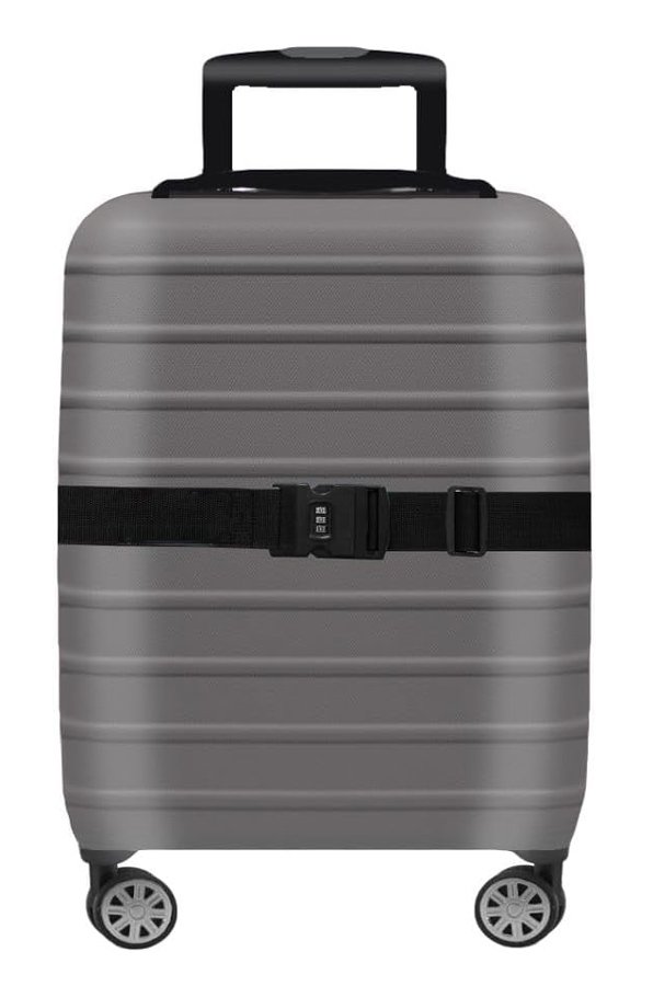 HOME USE ιμάντας βαλίτσας HUH-0240 με λουκέτο συνδυασμού, ρυθμιζόμενος, 2m, μαύρος - Image 2