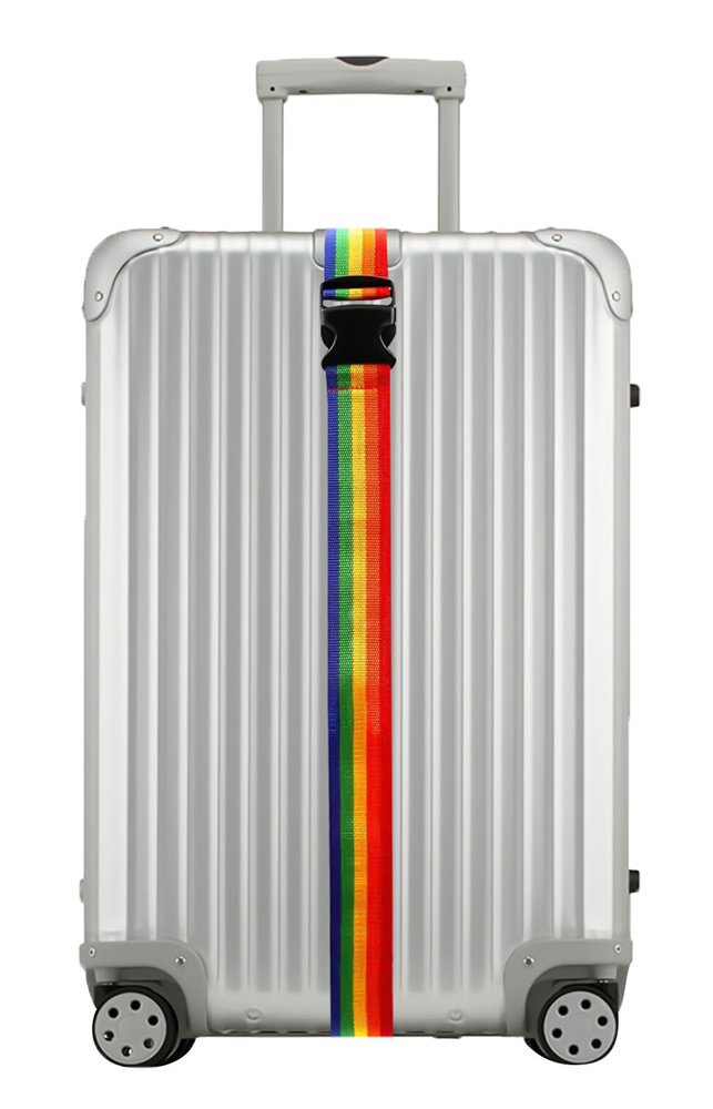 HOME USE ιμάντας βαλίτσας HUH-0243, ρυθμιζόμενος, 2m, πολύχρωμος - Image 2