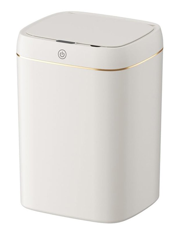 HOME USE κάδος απορριμμάτων HUH-0251 με φωτοκύτταρο, 9lt, λευκός