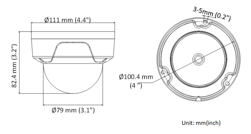 HIKVISION HIWATCH IP κάμερα HWI-D121H, POE, 2.8mm, 2MP, IP67 & IK10 - Image 2