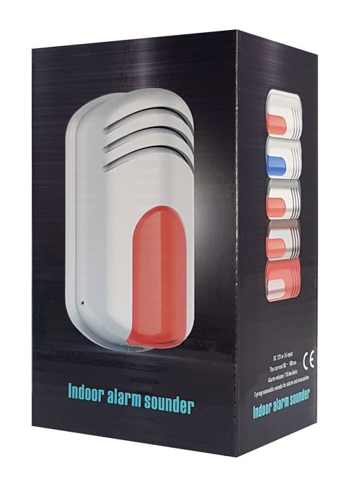 Ενσύρματη σειρήνα εσωτερικού χώρου HX-SL106, κόκκινη - Image 2