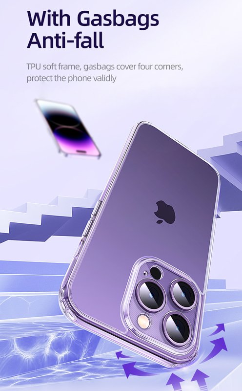 USAMS θήκη Crystal για iPhone 14 Plus, διάφανη - Image 3