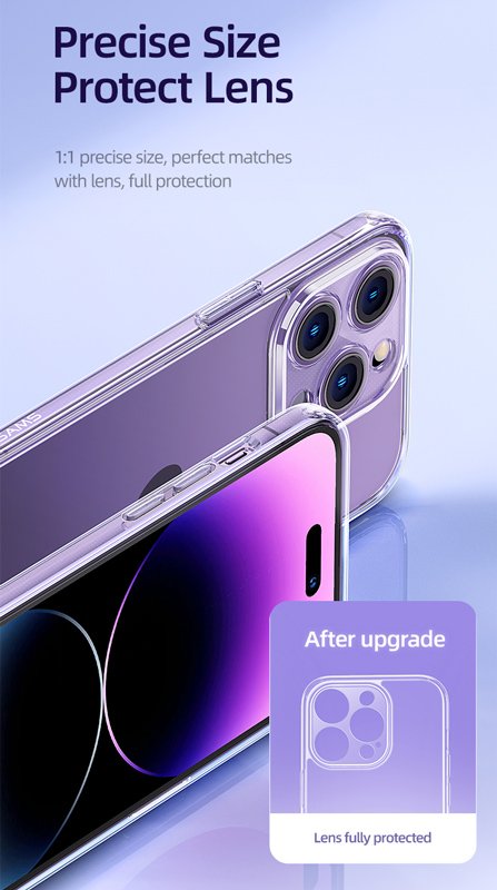 USAMS θήκη Crystal για iPhone 14 Plus, διάφανη - Image 4