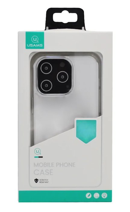 USAMS θήκη Binz για iPhone 14 Pro Max, μαύρη & διάφανη - Image 4