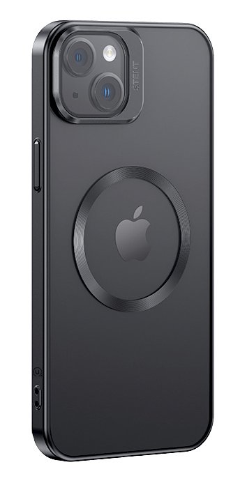 USAMS θήκη Geying US-BH856 για iPhone 15 Plus, διάφανη/μαύρη