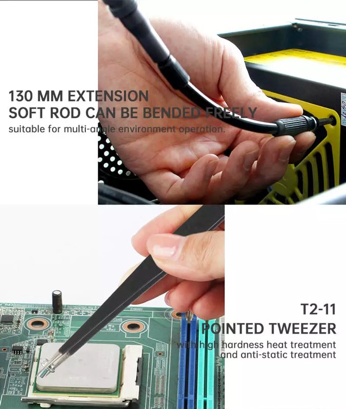 JAKEMY σετ κατσαβιδιών ακριβείας JM-8176 με θήκη, CR-V, 106τμχ - Image 3