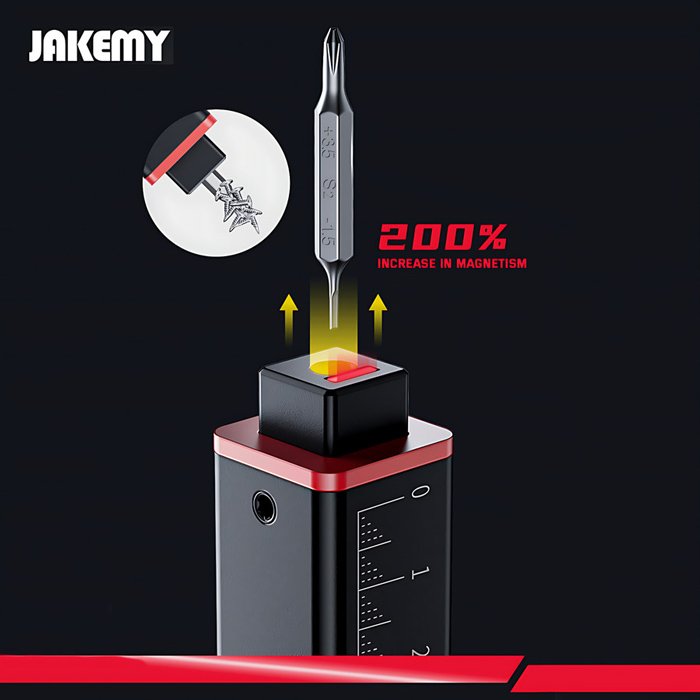 JAKEMY σετ κατσαβίδι ακριβείας JM-8195 με 10x δίπλες μύτες, μαγνητικό - Image 5