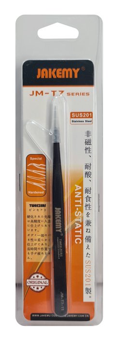 JAKEMY τσιμπίδα JM-T7-11, ανοξείδωτη, SUS201, 140mm, ίσια - Image 2