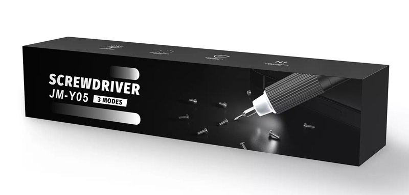 JAKEMY ηλεκτρικό κατσαβίδι JM-Y05 με LED φακό, 3 λειτουργίες, 6 μύτες - Image 4