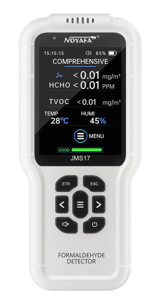 NOYAFA ψηφιακός μετρητής περιβάλλοντος JMS17, 4 σε 1, επαναφορτιζόμενος