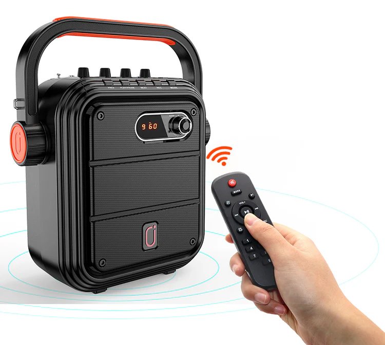 JYX φορητό ηχείο 65BT με 2x μικρόφωνα & ασύρματο χειριστήριο, 30W, 4400mah, μαύρο - Image 10