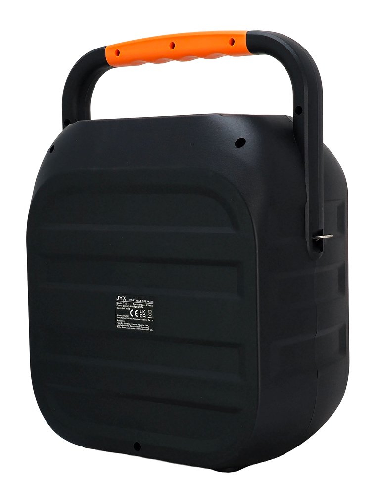 JYX φορητό ηχείο T26-T με 2x μικρόφωνα, 20W, 4000mah, LED, μαύρο - Image 3