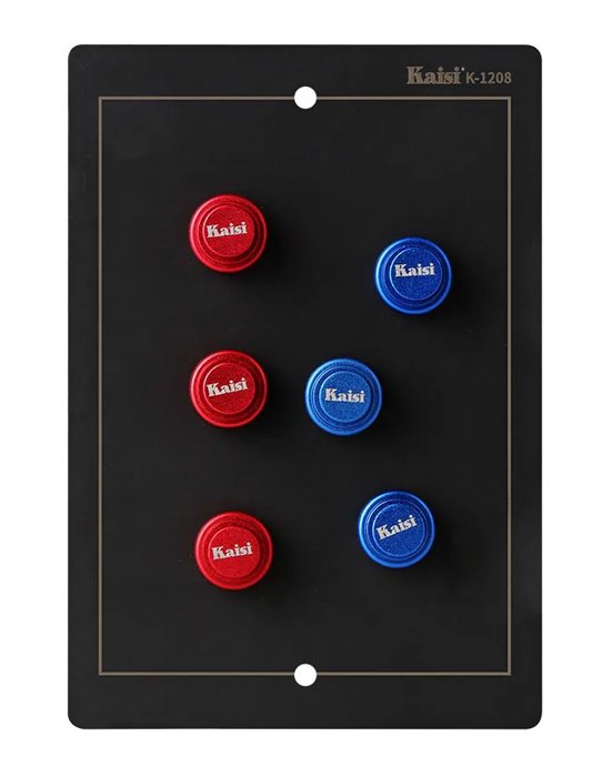 KAISI βάση στήριξης πλακέτας K-1208 για συγκόλληση, μαγνητική, μαύρη