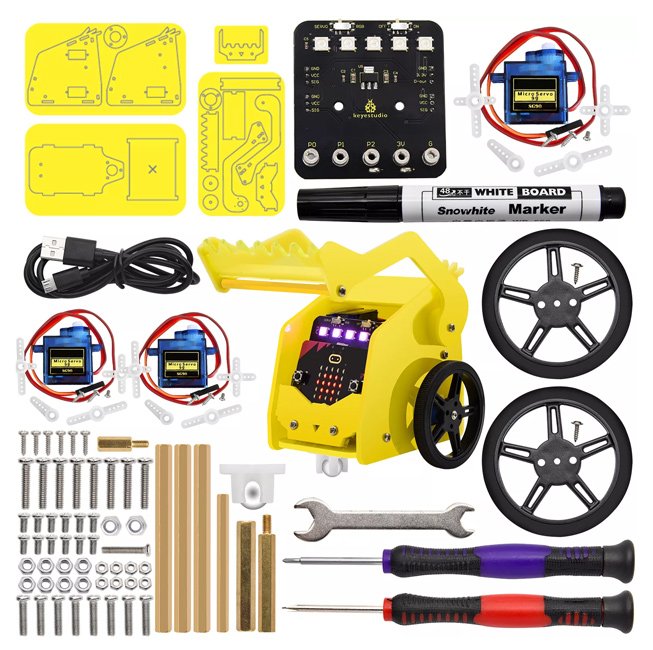 KEYESTUDIO desk bit mini car KS4026, για Micrο:bit STEM - Image 6